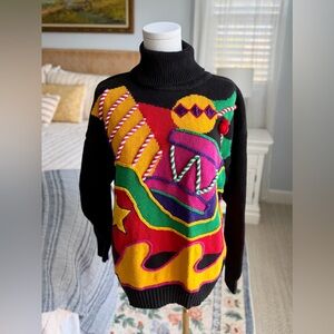 Vintage Abstract Christmas Sweater